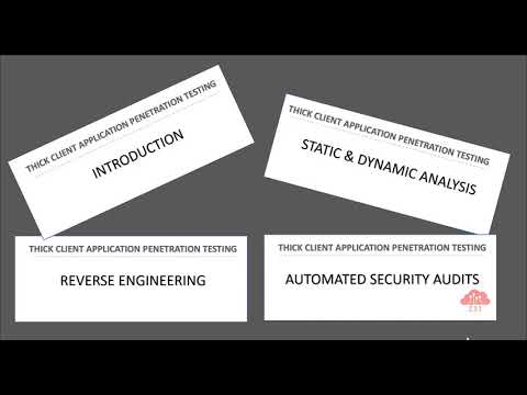Thick Client Penetration Testing - Course Introduction