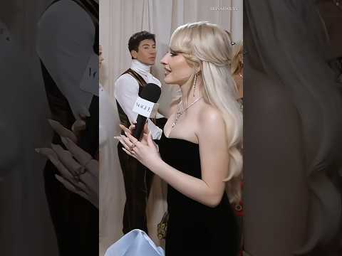 Barry in the background of this Sabrina interview 👀😂