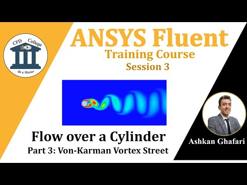 ANSYS Fluent Tutorial: Flow over a Cylinder | Part 3: Von-Karman Vortex Street