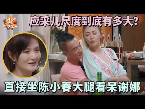 应采儿尺度到底有多大？直接坐陈小春大腿看呆谢娜，还是香港明星会玩！｜明星夫妻合集#应采儿#陈小春