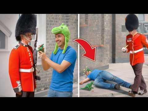 Wenn Spaßvögel sich mit der falschen königlichen Wache anlegen...