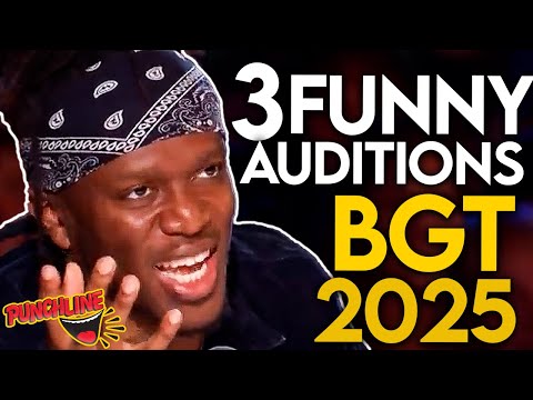 3 Funny BGT 2025 Auditions! KSI and Simon Cowell!