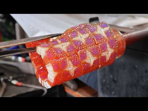 My greatest murrine pattern yet - full glassblowing process