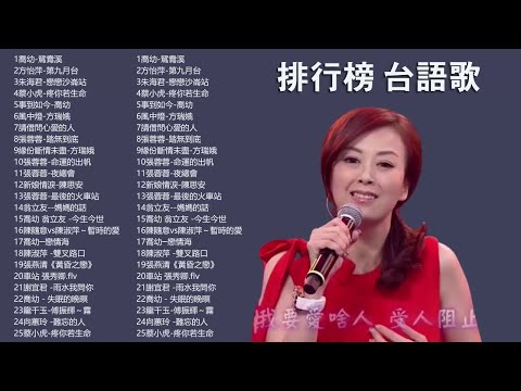 鴛鴦溪 - 翁立友-迷魂香 - 詹雅雯 - 淚酒 - 朱海君-戀戀沙崙站 - 事到如今-喬幼 - 蔡小虎-疼你若生命 - 方怡萍-第九月台 - 方怡萍-第九月台 - 想厝的人 - 詹雅雯