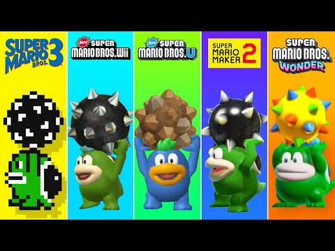 Evolution of Spike in Super Mario Games (1988-2025)