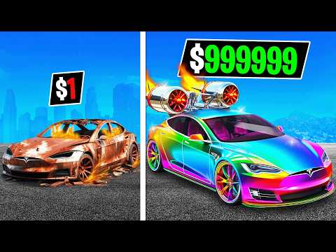 $1 to $1,000,000 Tesla Rocket Car!