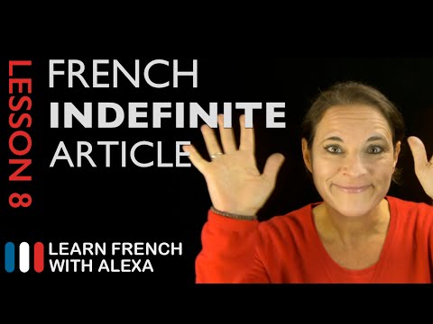 French indefinite Article (French Essentials Lesson 8)