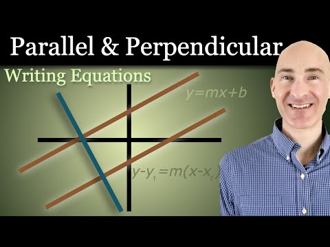 How to Write Equations of Parallel and Perpendicular Lines