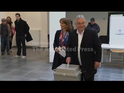 Orbán casts vote in key election that could unseat him after 16 years in power