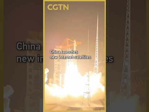 China launches new internet satellites