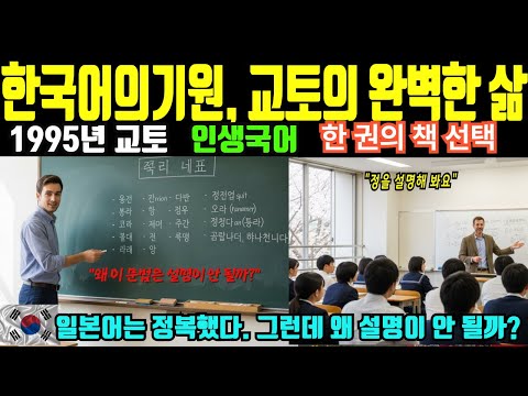 [해외감동사연]"이건 언어가 아니라 과학이잖아?" 일본어 천재가 한글 앞에서 무너진 날