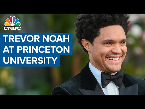 Trevor Noah speaks at Princeton University's 2021 Class Day