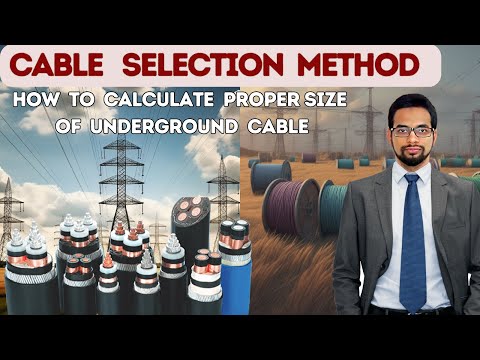 Cable Selection Method | Cable size calculation