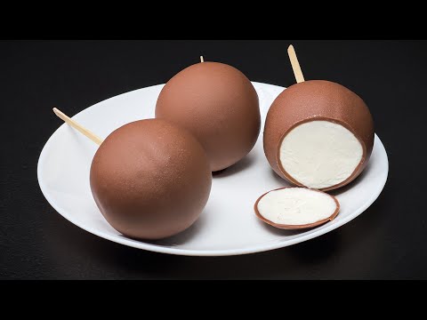 Nur Milch und Schokolade! Köstliches hausgemachtes Eis in 5 Minuten
