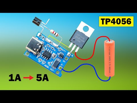 Lithium Battery charging module modification, TP4056