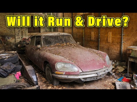French Icon Abandoned Over 20 Years! 1970s Citroen DS.