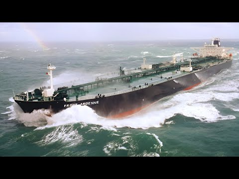 Overloaded SHIPS CRASH and Collisions MONSTER WAVES In Storm