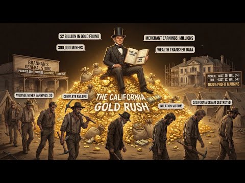 The California Gold Rush — How $2 Billion in Gold Created Zero Wealth