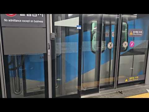 공항철도 신형 전동차 223편성 서울역행 디지털미디어시티역 발차