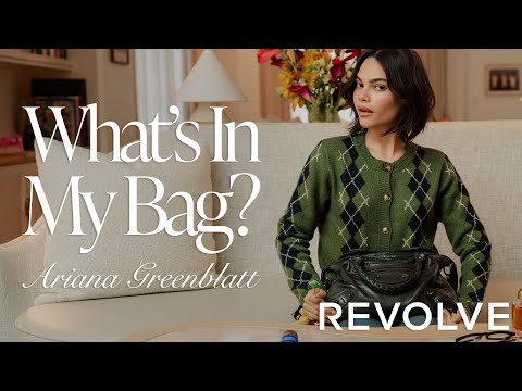A Peek Inside Ariana Greenblatt's Must-Haves | What’s In My Bag | REVOLVE