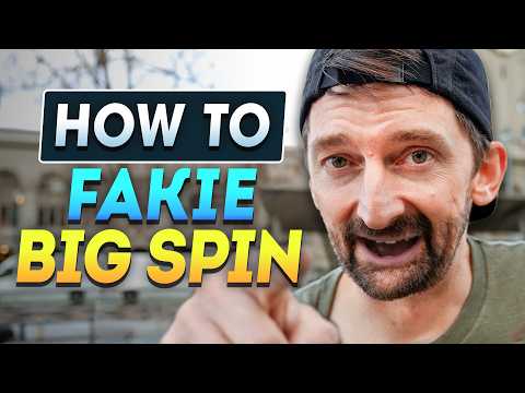 HOW TO FAKIE BIG SPIN THE EASIEST WAY TUTORIAL!