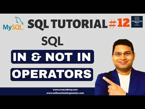 SQL Tutorial #12 - SQL IN and NOT IN Operators