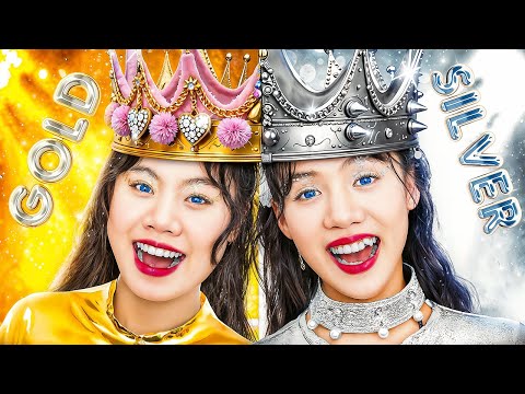 Gold Sister Vs Silver Sister At Dress To Impress Contest!