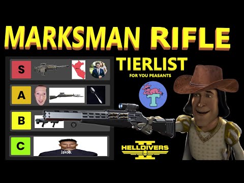 Helldivers 2 - Marksman Rifles Tier list! WE NEED MORE OF THEM PLS!!