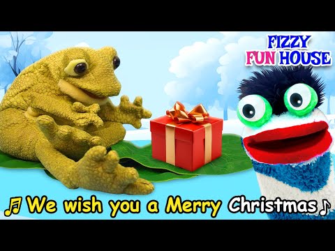 We Wish You a Merry Christmas | Fizzy & Phoebe Sing Christmas Songs 🎅🏻🎄 | Fizzy Fun House Kids Songs