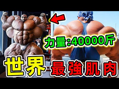 全世界最強壯的10個男人！徒手硬拉40000斤飛機，卻娶90斤模特嬌妻，堪稱真人版“美女野獸”。|#世界之最top #世界之最 #出類拔萃 #腦洞大開 #top10 #最強壯的人 #最強男人