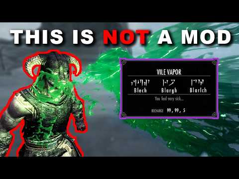 Can You Beat Skyrim With Only...Vomit???