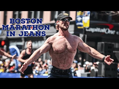 RUNNING THE BOSTON MARATHON IN JEANS - Episode 8