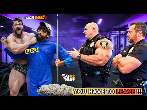 BODYBUILDERS Mocked…Until His 50KG Mop Shocked Everyone! 😳💪🧹