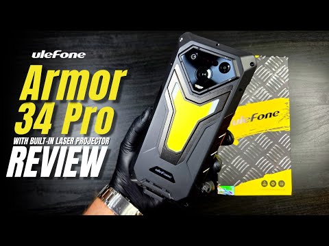 ULEFONE Armor 34 Pro REVIEW: Best Rugged Phone with a Built-in Projector in 2025!