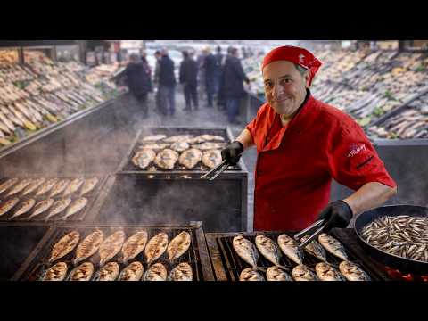 INSANE Turkish Seafood! Inside a Real Fish Market & Restaurant