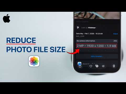 How to Reduce Photo File Size on iPhone?
