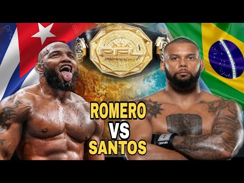 YOEL ROMERO VS THAGO SANTOS,,PFL LIGHT HEAVYWEIGHT BOUT #ufcgalaxy2.0