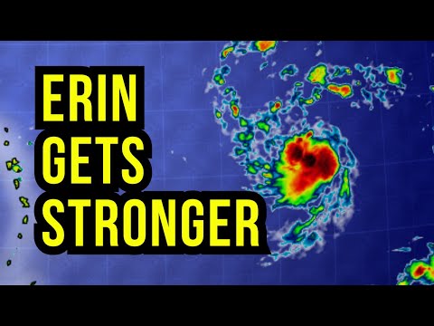 Erin Gets Stronger and will be a Hurricane Soon...