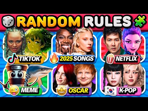 Save One Song RANDOM Rules🔥 K-Pop, Tiktok, Netflix, Meme, Squid Game 3 | Music Quiz 2025