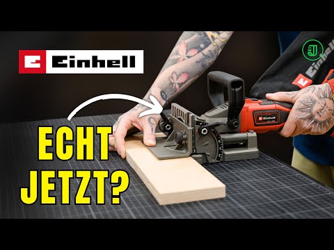 Einhell cordless flat dowel milling machine for €93 👉 I'm shocked, but this milling machine is......