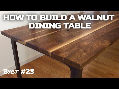 How to Build A Walnut Dining Table (BYOT #23)