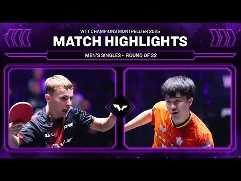 Flavien Coton vs Lin Yun-Ju | MS R32 | #WTTMontpellier 2025