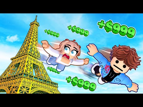 Making BILLIONS In Roblox Climb And Jump!