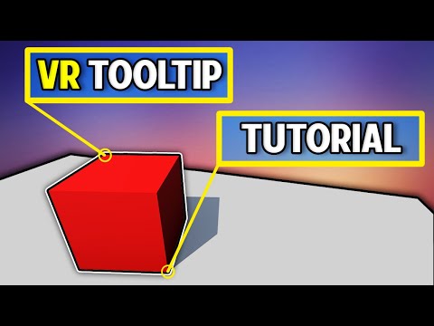 How To Make a Tooltip for VR – Unity Tutorial