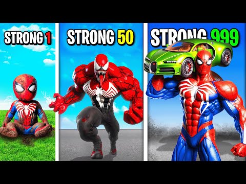 Upgrading SPIDERMAN to STRONGEST EVER in GTA