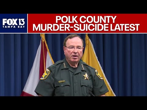 Sheriff Grady Judd holding press conference after murder-suicide in Polk County
