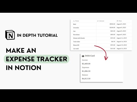 Make a Notion Expense Tracker (Step By Step Tutorial)