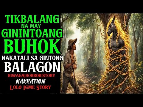 TIKBALANG NA MAY GININTOANG BUHOK NA NAKATALI NG GINTONG BALAGON | True Story