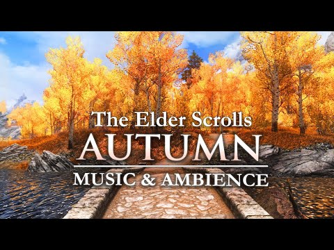 Cozy Fall Ambience in Skyrim & Oblivion | ESO Calming Study Music