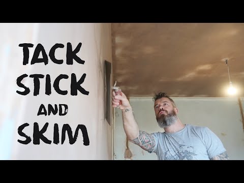 PLASTERING A 1960’s HOUSE- Tacking, Dot & Dab and Skimming (refurbishment)